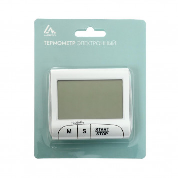 Таймер LuazON LTB-02, электронный, белый