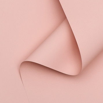 Пленка для цветов тонированная, матовая, кремовый, 0.5×10 м, 65 мкм