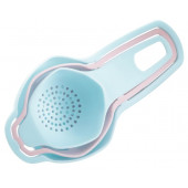 Набор для выпечки 3 предмета: ситечко, сепаратор для яиц, воронка, цвета МИКС