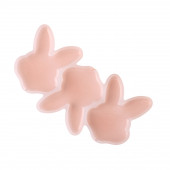 Форма для леденцов "Заяц" 3 ячейки 13х7,5х0,7см, цвет прозрачный