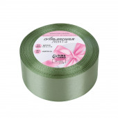 Лента атласная №65(93) 40мм*25±1ярд(23м±1м) фисташковый АУ   5036874