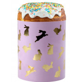 Ободок для кулича Кролики 9*32см