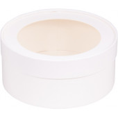 Коробка шляпная 20*7см белая