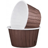 Капсулы для маффинов с бортиком Коричневые 50*40 мм, 20шт