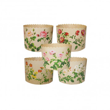 Форма для кулича бум. 60*45 Розы