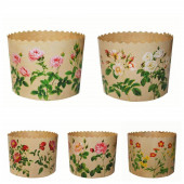 Форма для кулича бум. 110*85 Розы