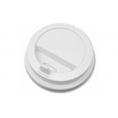 Крышка на стакан одноразовая с носиком, d=8 см, цвет белый