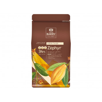 Шоколад белый 34% CacaoBarry Zephyr, 1кг