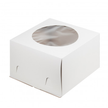 Коробка 26*26*18 с окном