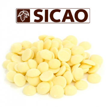 Шоколад Sicao белый 27%, 1/40, 500гр