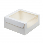 Коробка 23*23*11 с широким окном