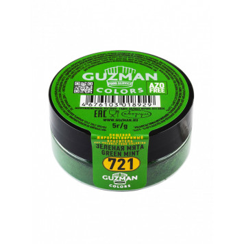 Краситель Guzman жирораств. Зеленая мята, 5г
