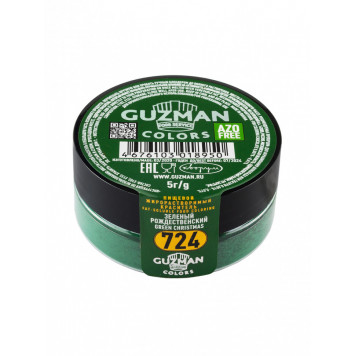 Краситель Guzman жирораств. Зеленый рождественский, 5г