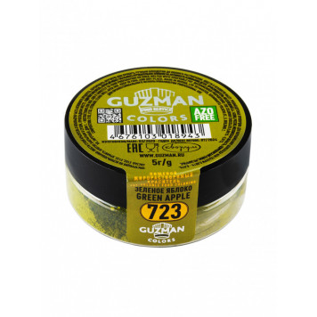Краситель Guzman жирораств. Зеленое яблоко, 5г