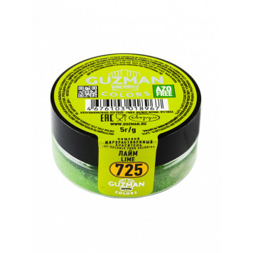 Краситель Guzman жирораств. Лайм, 5г