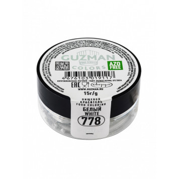 Краситель жиро/водораств. Guzman Белый, 15г
