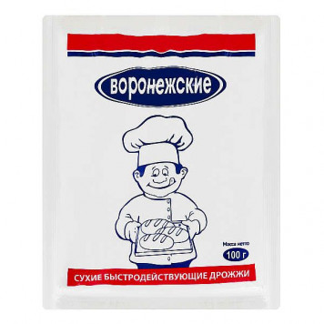 Дрожжи "Воронежские дрожжи" 100 г 2494616