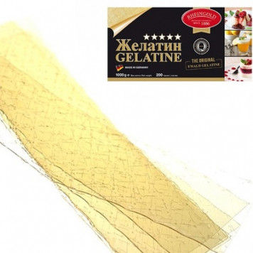Желатин листовой RHENGOLD, 50гр