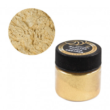 Краситель сухой перламутровый Caramella Золотая искра светлая, 5 гр