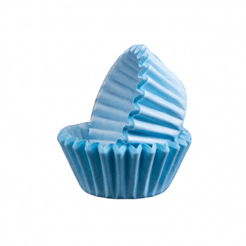 Капсулы бумажные для конфет Голубые 30*23 мм 2/20 - 70-80шт