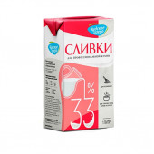 Сливки "Чудское озеро" 33% 1л