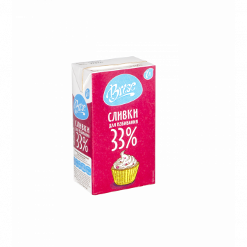 Сливки Brise 33%, 1л