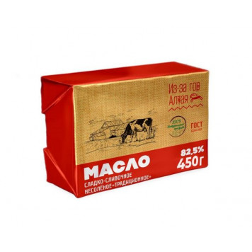 Масло сливочное 82,5% Из-за гор Алтая, 180г