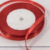 Лента Атласная Сатин 0,6см*25ярд Красный 1/10 1/1200