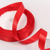 Лента Атласная Сатин 1,2см*25ярд Красный 1/10 1/600