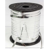 Лента Полипропилен (бобина) металлизированная 0,5см*250ярд Серебряный 1/5 1/60