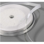 Лента Атласная Сатин 0,6см*25ярд Белый 1/10 1/1200