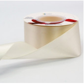Лента Атласная 3,8см*25ярд Бежевый