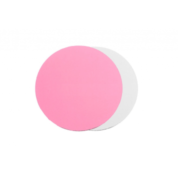 Подложка 34см розовая/белая, толщ. 3мм