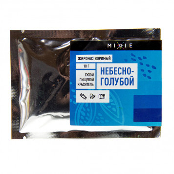 Краситель сухой жирорастворимый Mixie Небесно-голубой, 10г