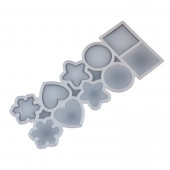 Форма силиконовая для леденцов Фигуры 260*110мм, 5шт