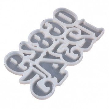 Форма силиконовая для леденцов Цифры 170*100мм, 10 ячеек