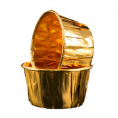 Маффины с бортиком Золотой металлик 50*40 мм, 20шт