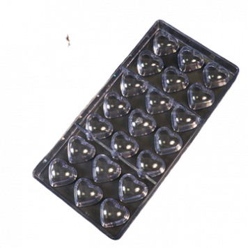 Форма для шоколада (поликарбонат) CUORI, Bake ware, 21 ячейка