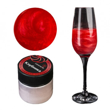 Шиммер пищевой Caramella Клубника, 5 гр