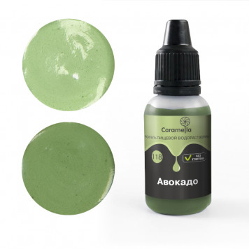 Краситель пищевой гелевый водорастворимый Caramella 118 Авокадо, 20 гр