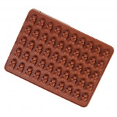 Форма силиконовая для шоколада Мармеладные мишки 19*14, 50 ячеек