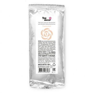 Мастика Топ декор Телесная, 100гр