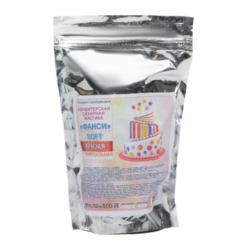 Мастика Фанси Красная, 500г