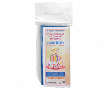 Мастика Фанси синяя, 100г