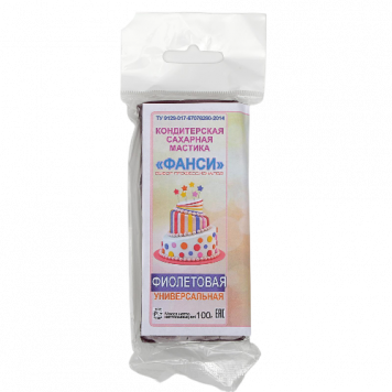 Мастика Фанси Фиолетовая, 100г