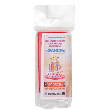 Мастика Фанси Коралловая, 100г