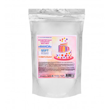 Мастика Фанси SOFT белая, 500г