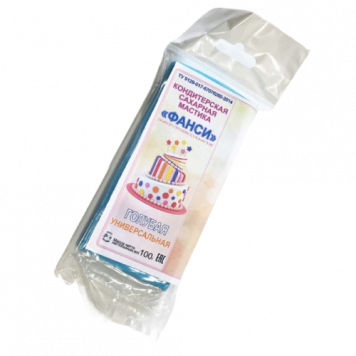 Мастика Фанси голубая, 100гр