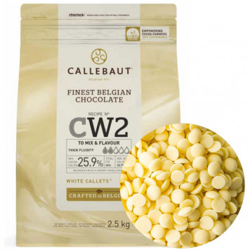 Шоколад Callebaut белый 25,9%, 2,5кг