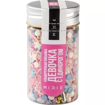 Посыпки Mixie Девочка с единорогом, 50г